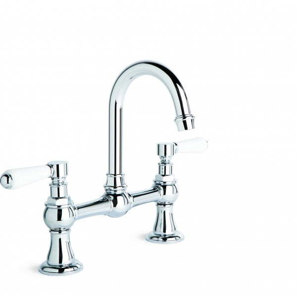 Winslow Exposed Basin Set with Swivel Spout (Lever) (Chrome)