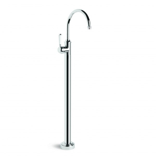 Winslow Bath Mixer Floor Mounted with Swivel Spout (Lever) (Chrome)