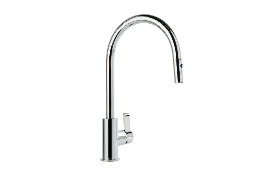 City Que Kitchen Mixer with Pullout Spray (Chrome)