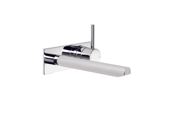 City Stik Wall Mixer with 210mm Straight Spout and Backplate (Chrome) 