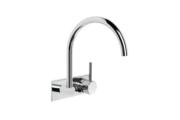 City Stik Wall Set with Mixer and Backplate (Chrome) (Flow Control)