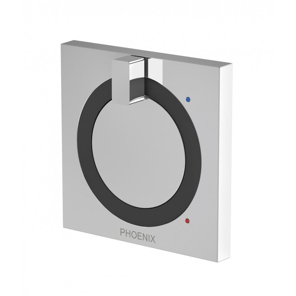 Ortho Shower/Wall Mixer (Chrome) (Black Ring)