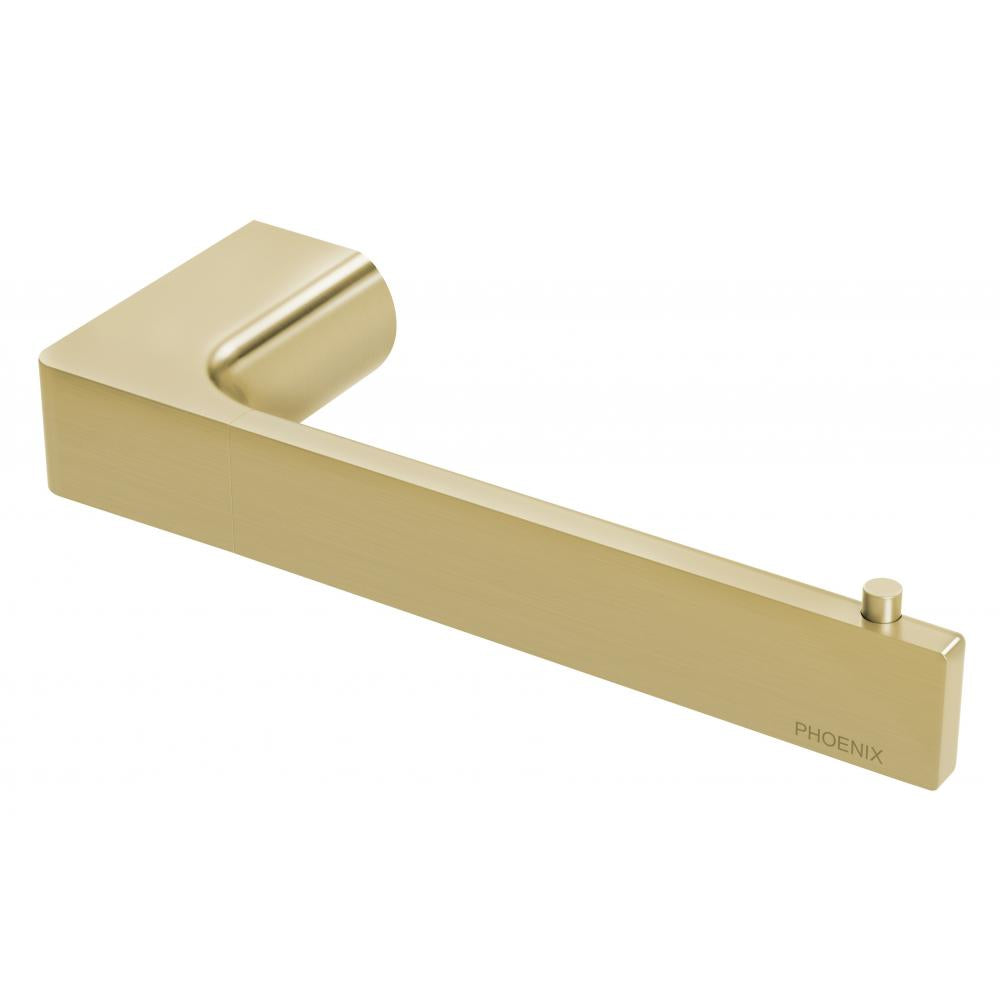 Gloss Toilet Roll Holder (Brushed Gold)