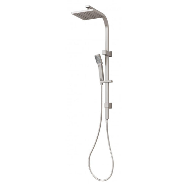 Lexi Twin Shower On Rail (Brushed Nickel)