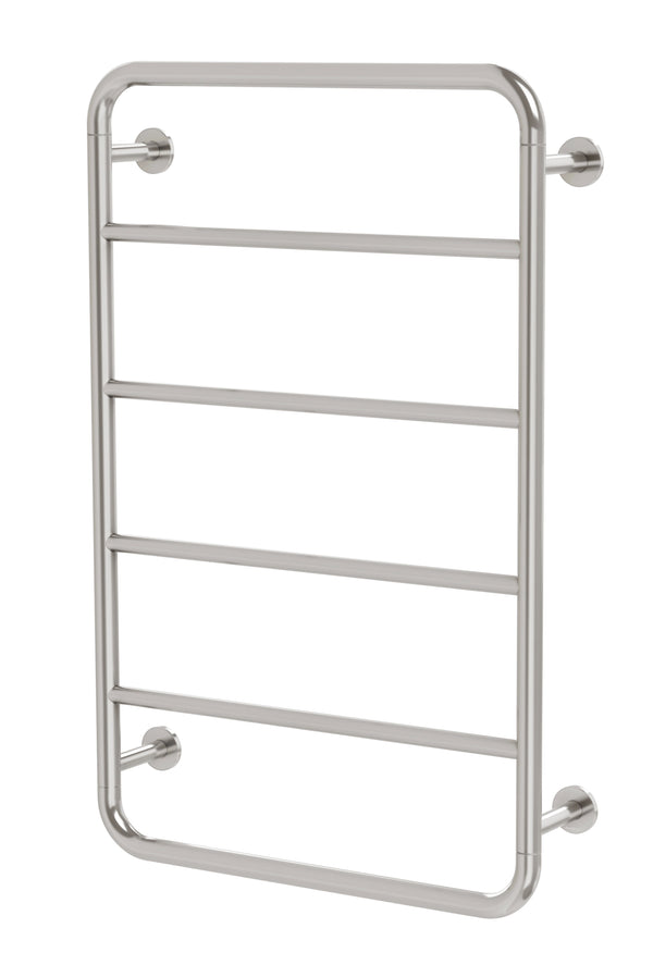 Vivid Slimline Towel Ladder 800 x 500 (Brushed Nickel)