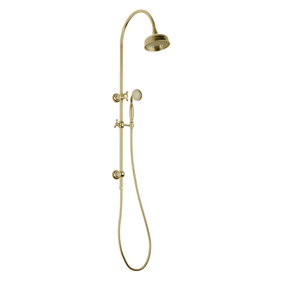 Cromford Twin Shower (Brushed Gold)