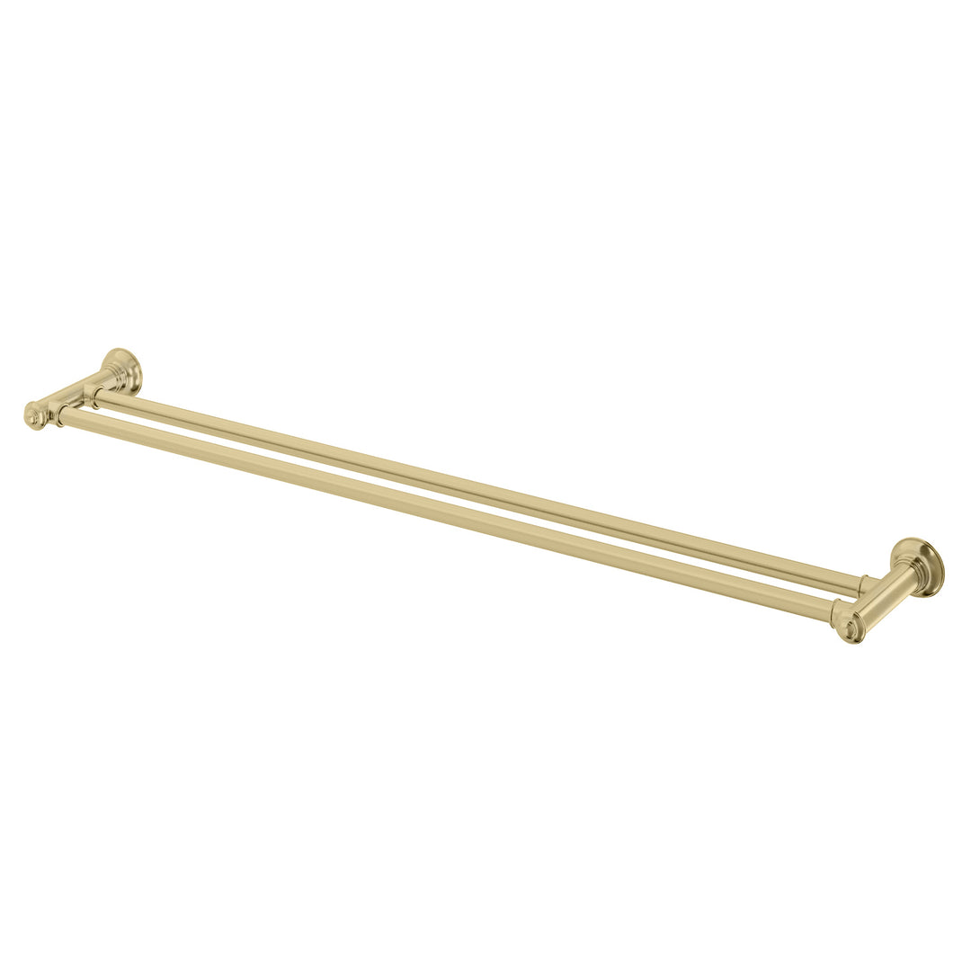 Cromford Double Towel Rail (Brushed Gold)