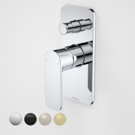 Caroma | Luna Bath/Shower Wall Mixer with Diverter in Chrome