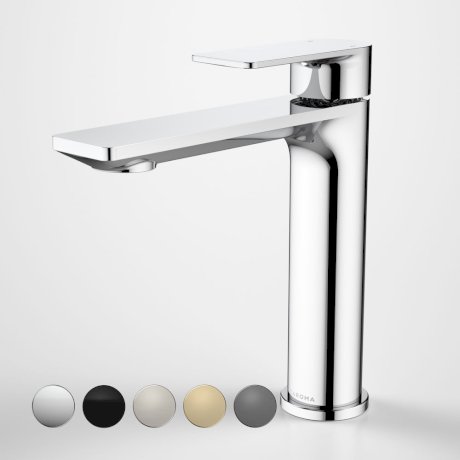 Caroma | Urbane II Mid Tower Basin Mixer in Chrome, different angle