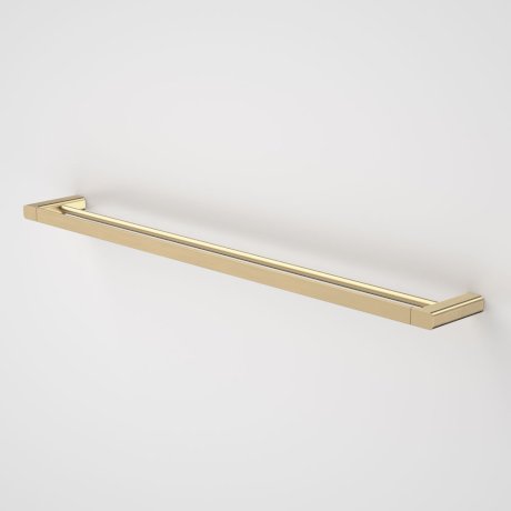 Caroma | Luna Double Towel Rail 930mm in Brushed Brass