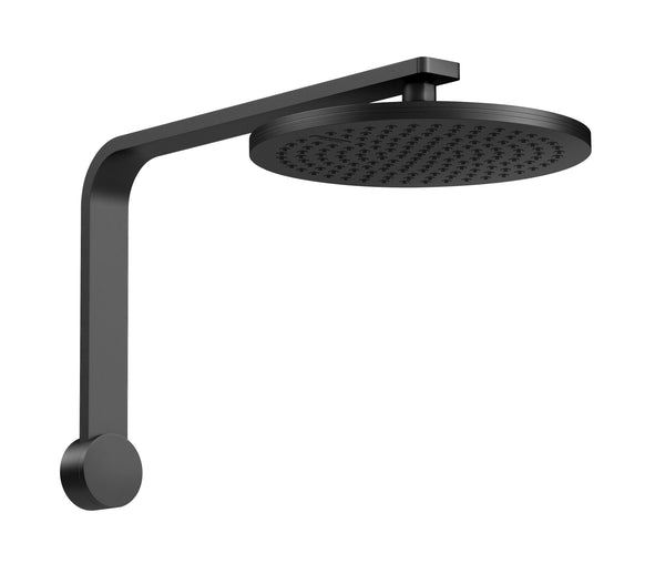 NX QUIL SHOWER ARM & ROSE (All Matte Black)