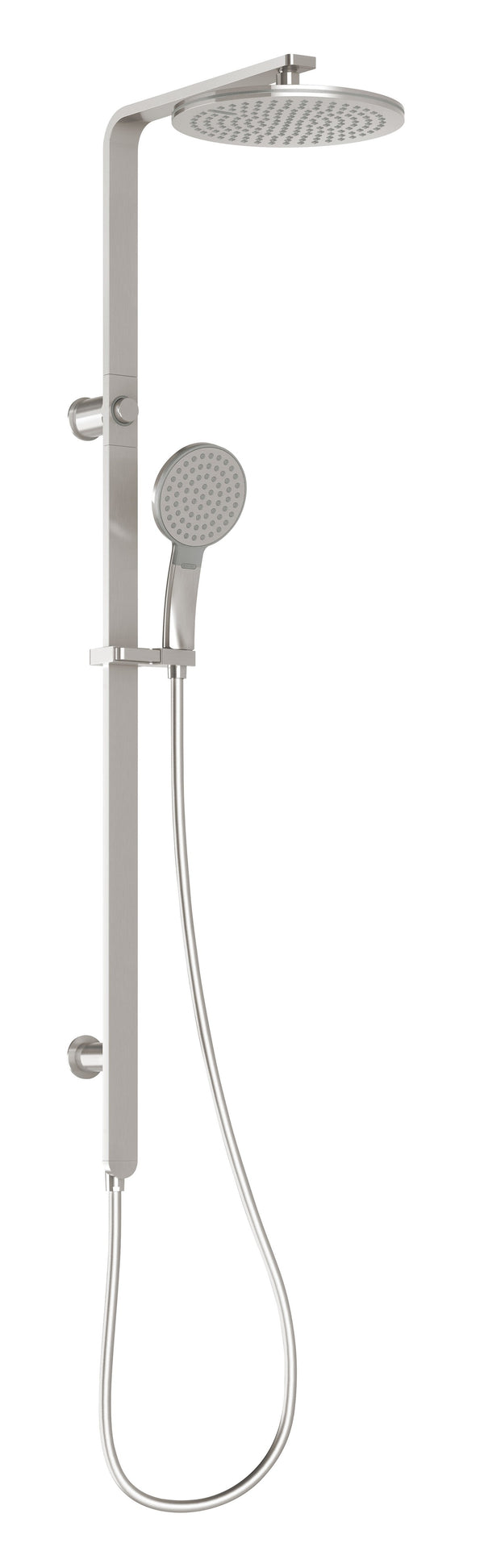 NX QUIL TWIN SHOWER (Brushed Nickel)
