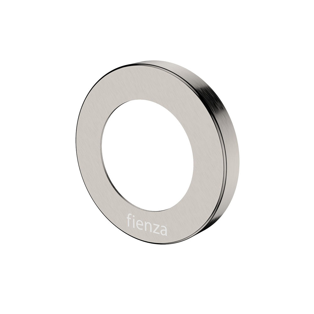 Round Brushed Nickel Plate