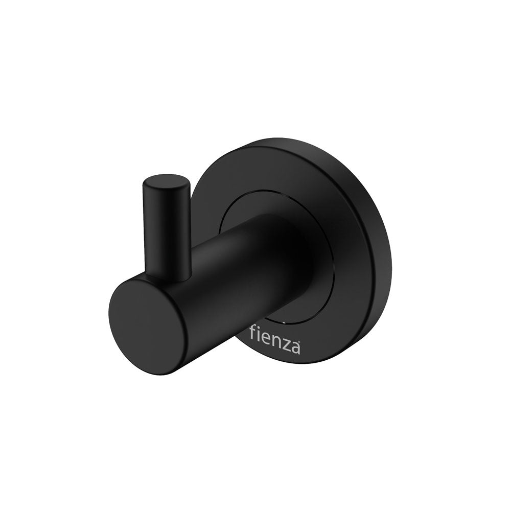 Kaya Robe Hook (Matte Black) Colour Options – Online Bathroomware