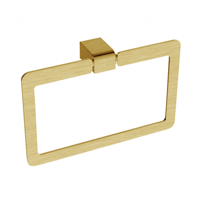 Mondrian Hand Towel Ring (Brushed Gold)