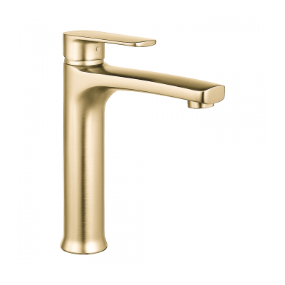Pace Tall Basin Mixer (Brushed Gold)