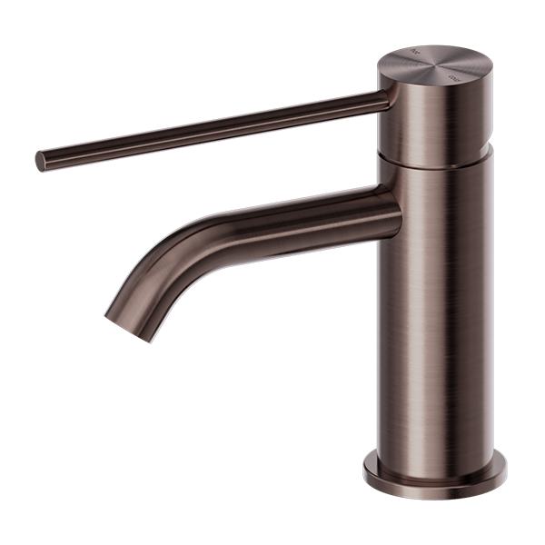 Mecca Basin Mixer (Brushed Bronze) with extended Care lever