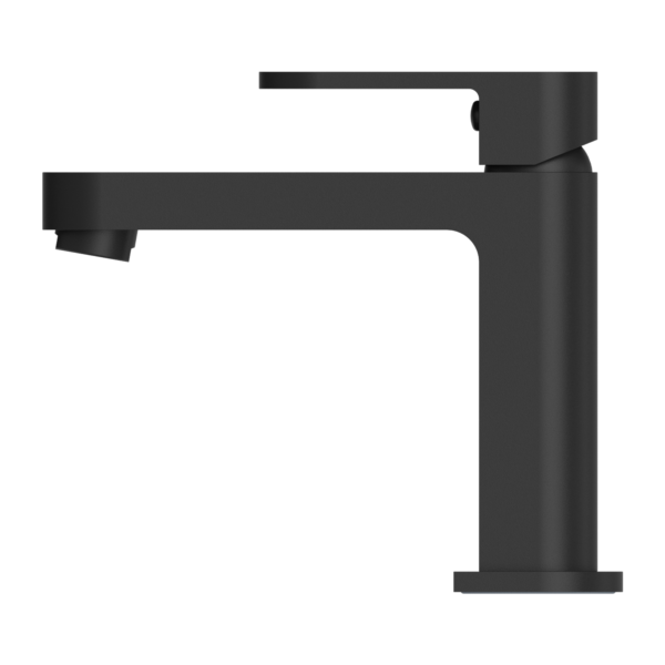 Ecco Basin Mixer (Matte Black) side view