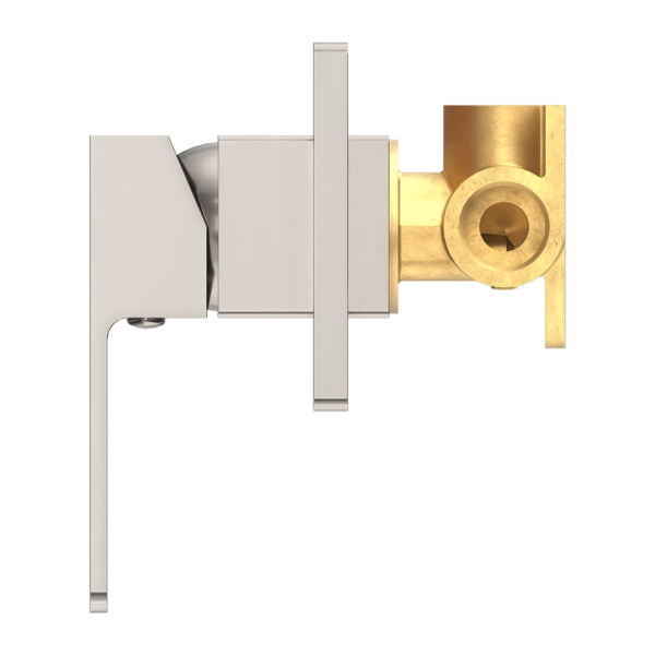Celia Wall Mixer side view with attached body kit
