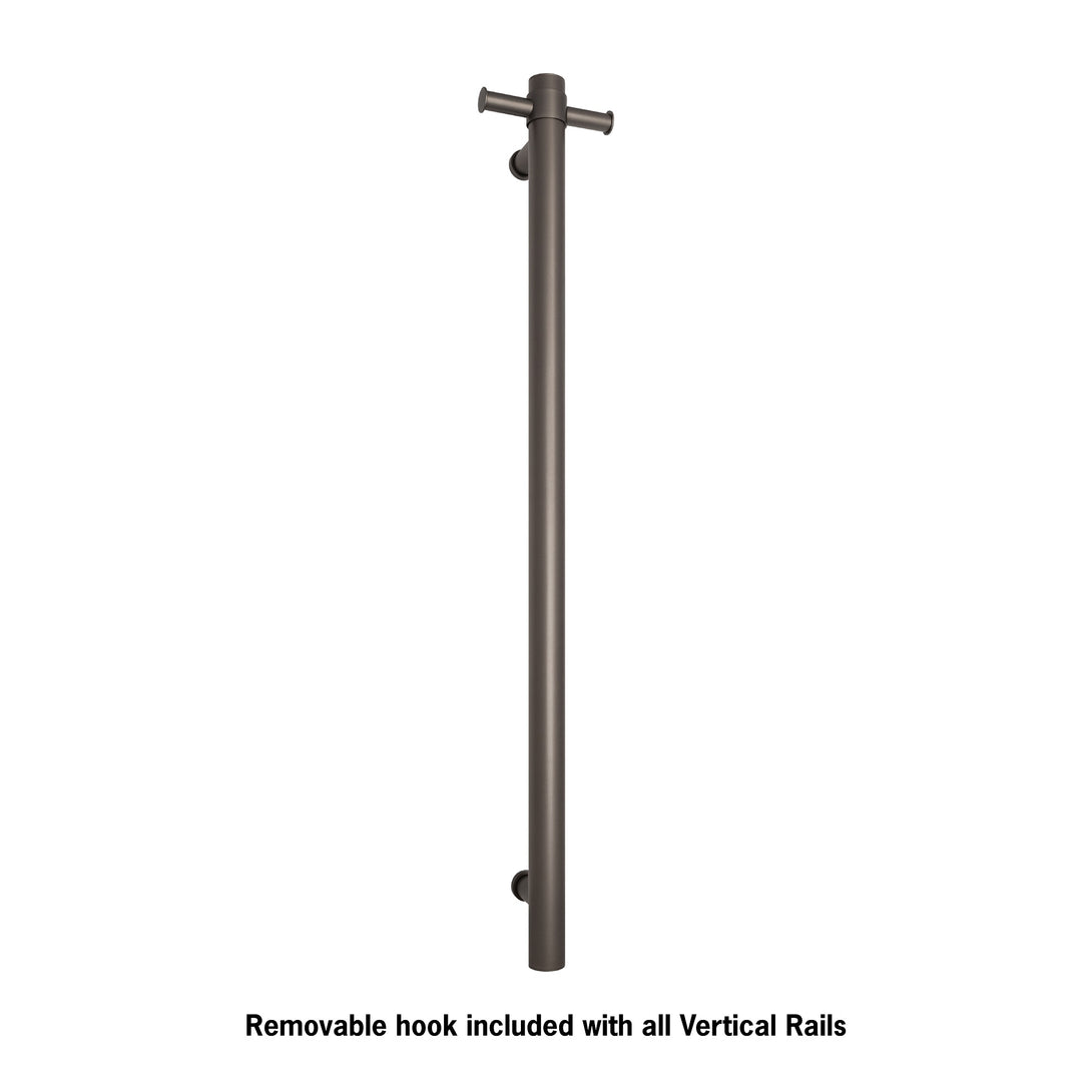 Thermogroup Vertical Heated Towel Bar (Gun Metal)