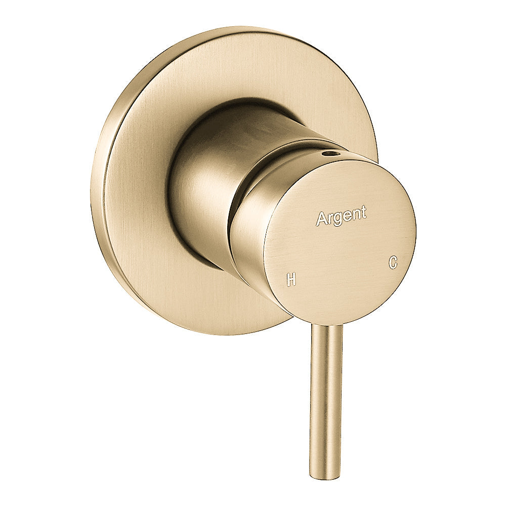 Grace Shower/Wall Mixer in Brushed Gold
