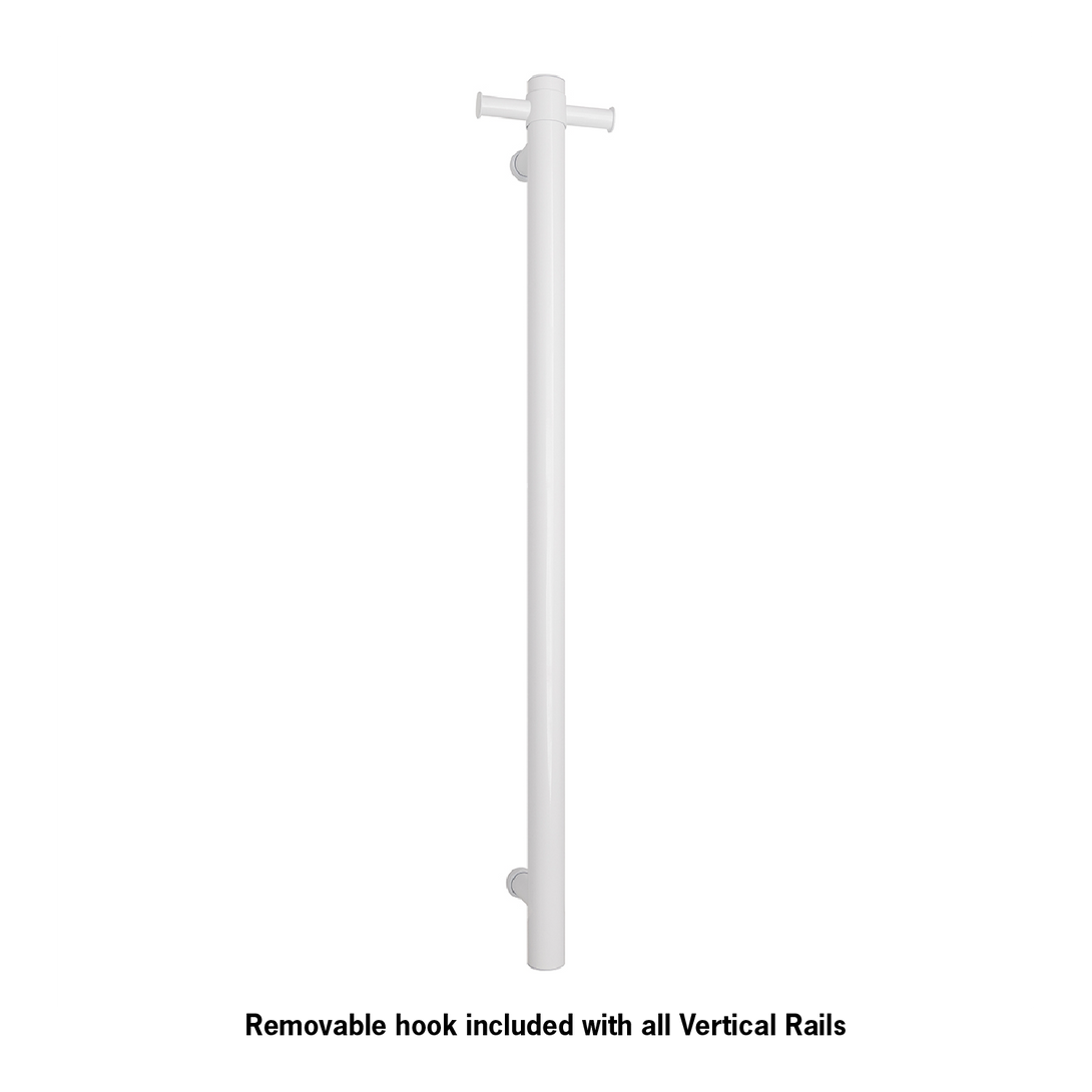 Thermogroup Vertical Heated Towel Bar (Satin White)