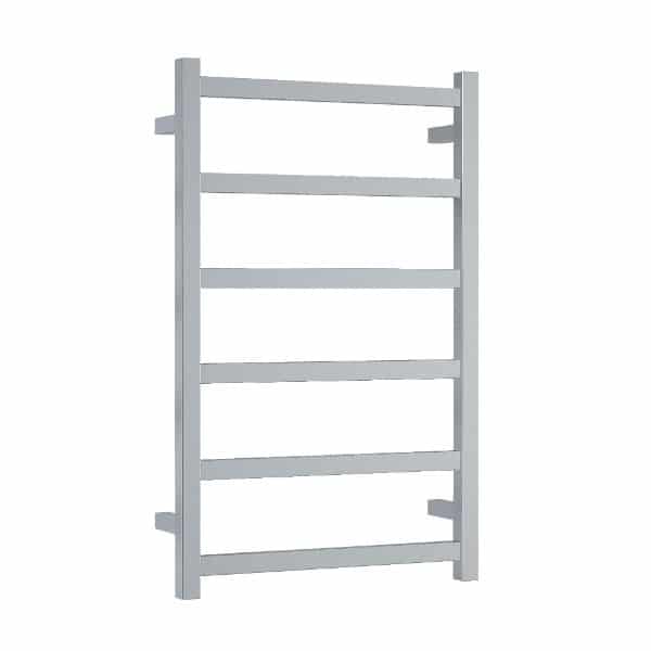 Thermorail Budget Heated Towel Rail Square 6 Bars BS28M