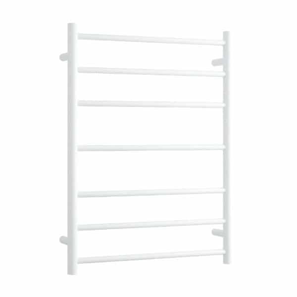 Thermorail Budget Heated Towel Rail Round 7 Bars White