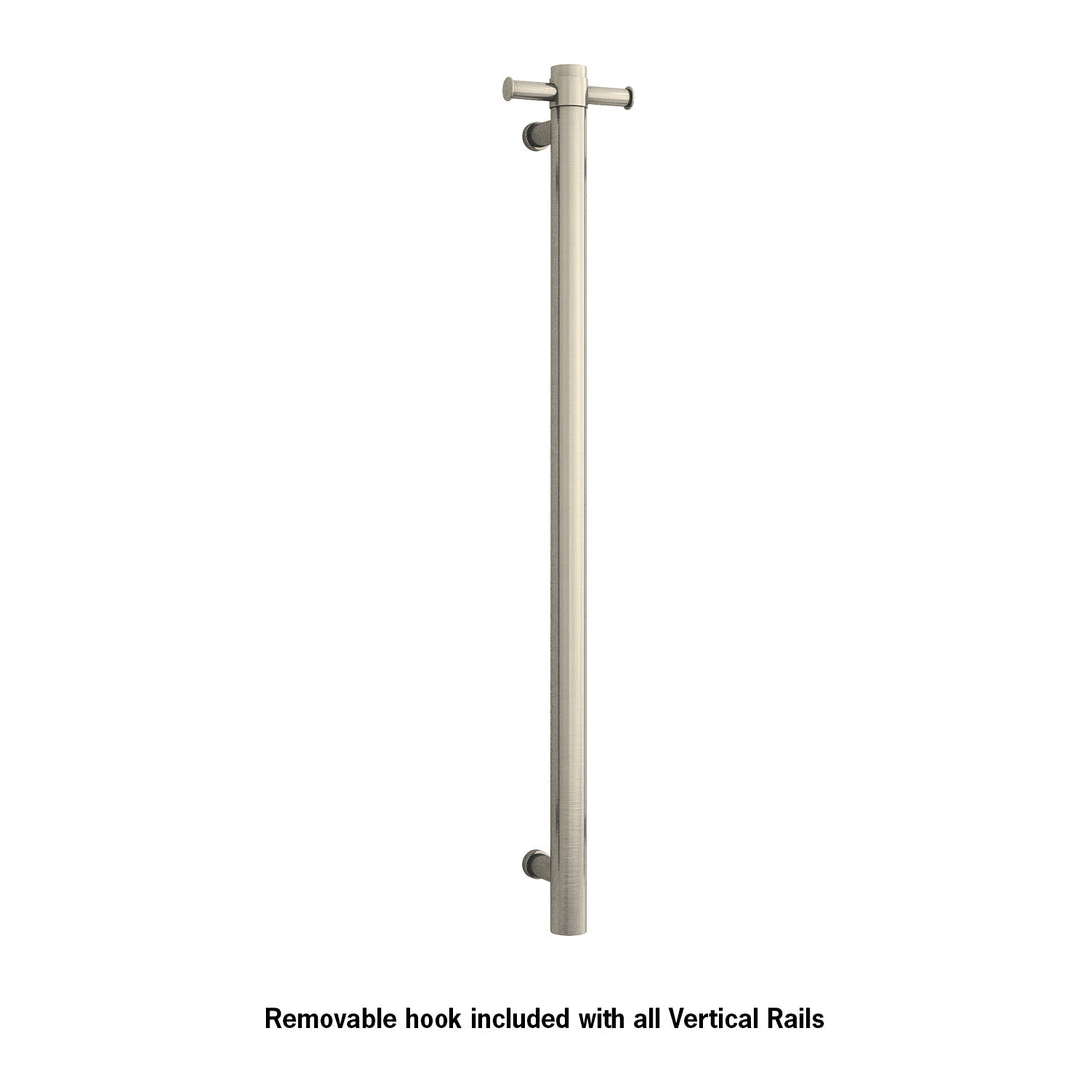 Thermogroup Vertical Heated Towel Bar (Brushed Nickel)