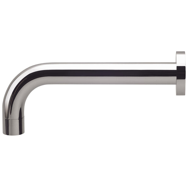 Phoenix Tapware Vivid Wall Basin Outlet Curved 200mm (Chrome) V252CHR