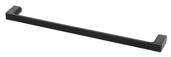 Gloss Single Towel Rail 600mm (Matte Black)